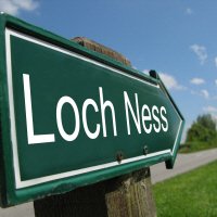 Bewegwijzering naar Loch Ness